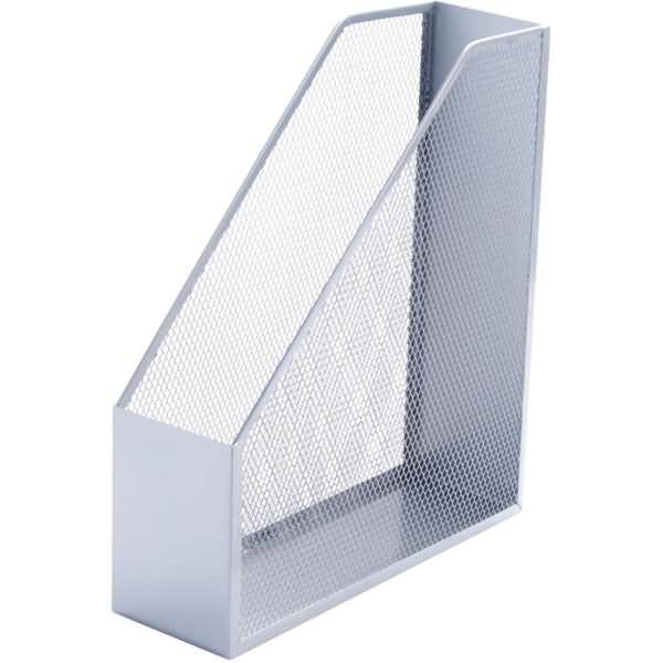 Stehsammler A4 Metall silber