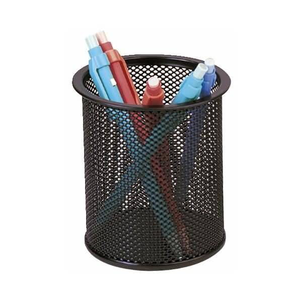 Schreibtischköcher Metall schwarz