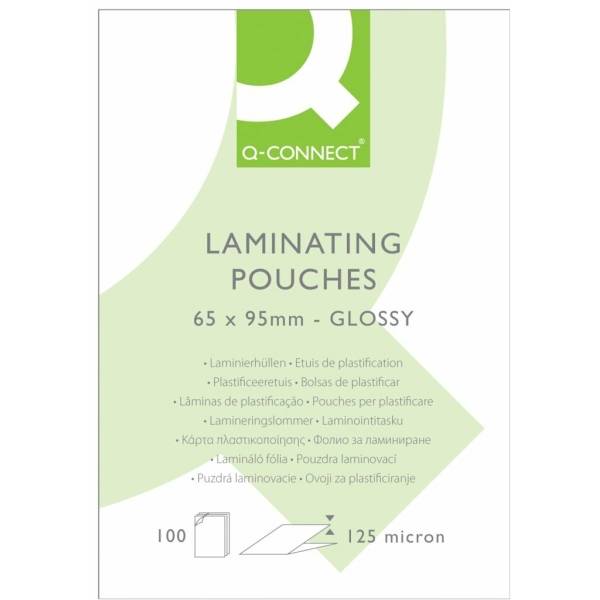 Laminiertaschen 65x95mm 2x125my glänzend VE=100 Stück