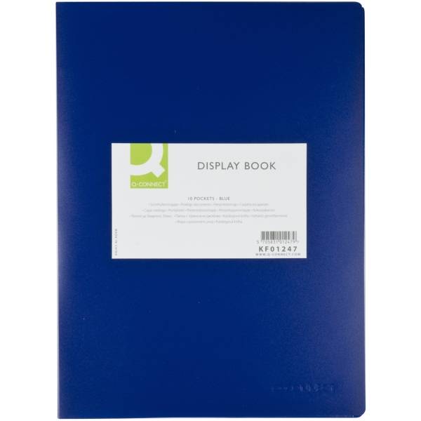 Sichtbuch A4 10 Hüllen blau