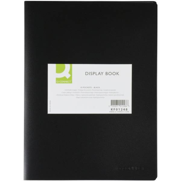 Sichtbuch A4 10 Hüllen schwarz