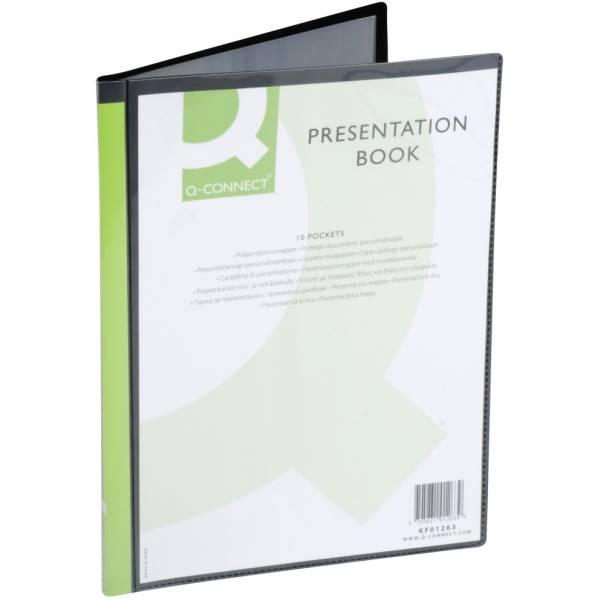 Sichtbuch Panorama A4 10 Hüllen schwarz