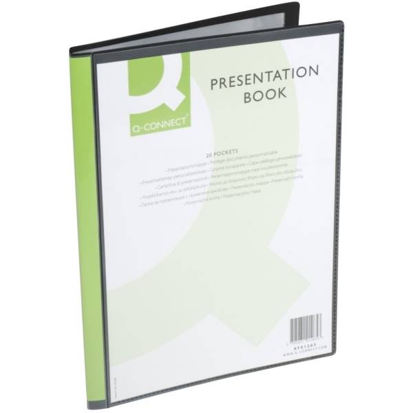 Sichtbuch Panorama A4 20 Hüllen schwarz