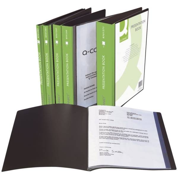 Sichtbuch Panorama A4 60 Hüllen schwarz