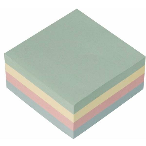 Haftnotizen 75x75mm 400 Blatt pastell