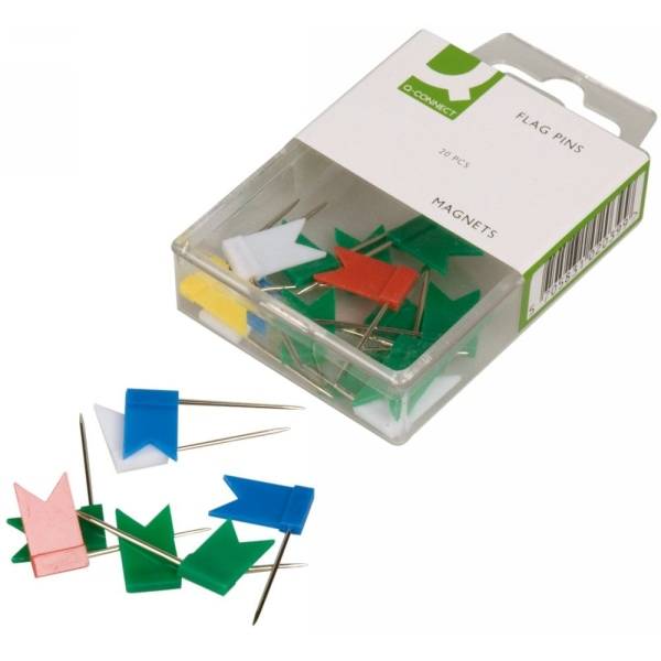 Markierfahnen 18X10mm VE=20 Stück sortiert