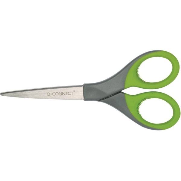 Premiumschere 18 cm mit Designgriffen schwarz/grün