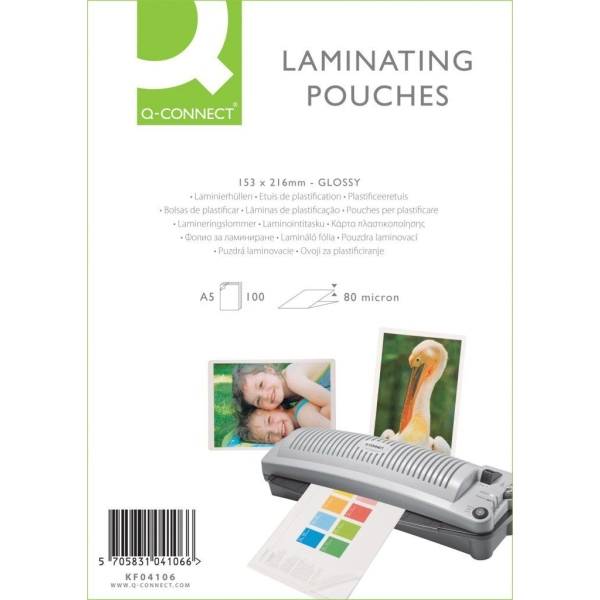 Laminiertaschen A5 2x80my glänzend VE=100 Stück