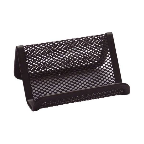 Visitenkartenständer Metall 11x7,5x5cm schwarz