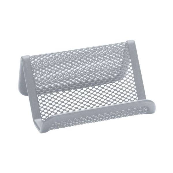 Visitenkartenständer Metall 11x7,5x5cm silber