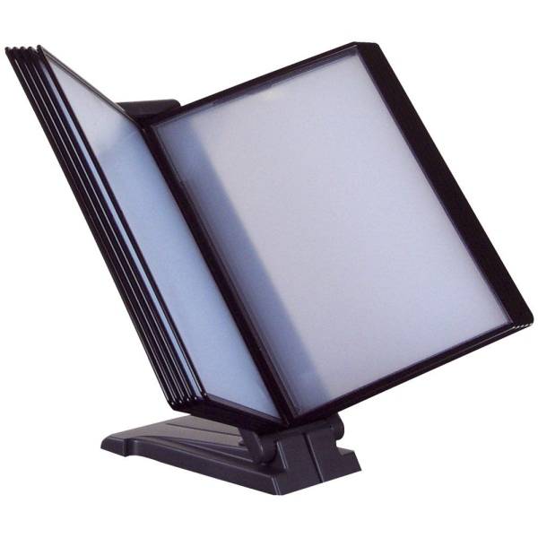 Sichttafelsystem A4 mit 10 Tafeln anthrazit