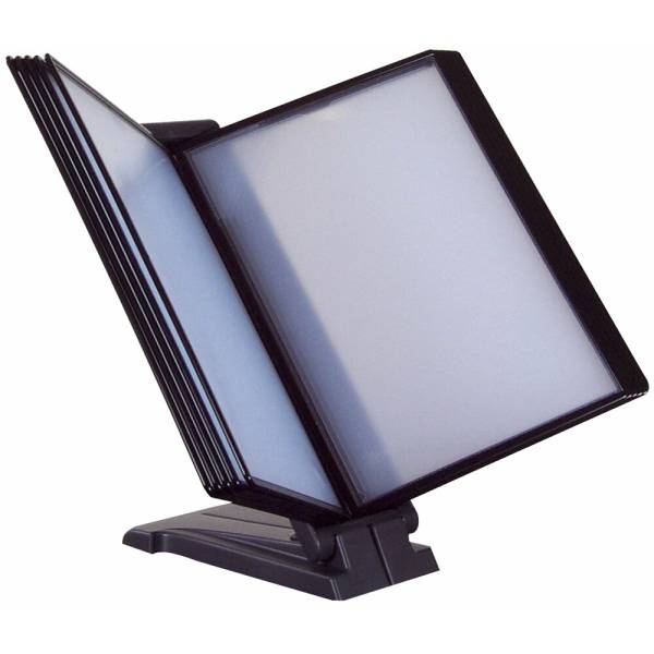 Sichttafelsystem A4 mit 10 Tafeln anthrazit/sortiert