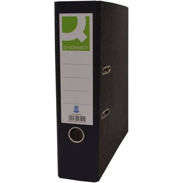 Ordner A4 Wolkenmarmor RC 80mm schwarz