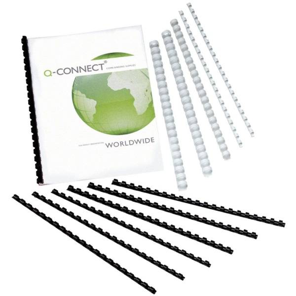 Plastikbinderücken A4 14mm weiß VE=100 Stück