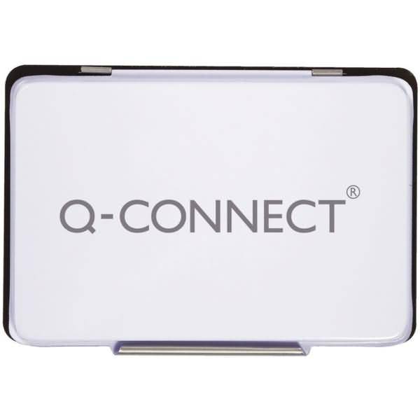 Stempelkissen Größe 2 mit Metalldeckel schwarz