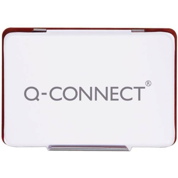 Stempelkissen Größe 2 mit Metalldeckel rot