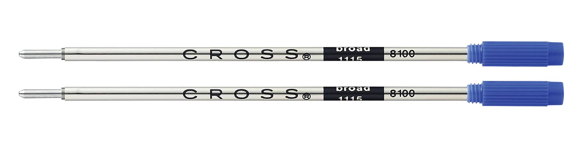 Kugelschreibermine Blau B 8100-2, Blisterkarte mit 2 Minen