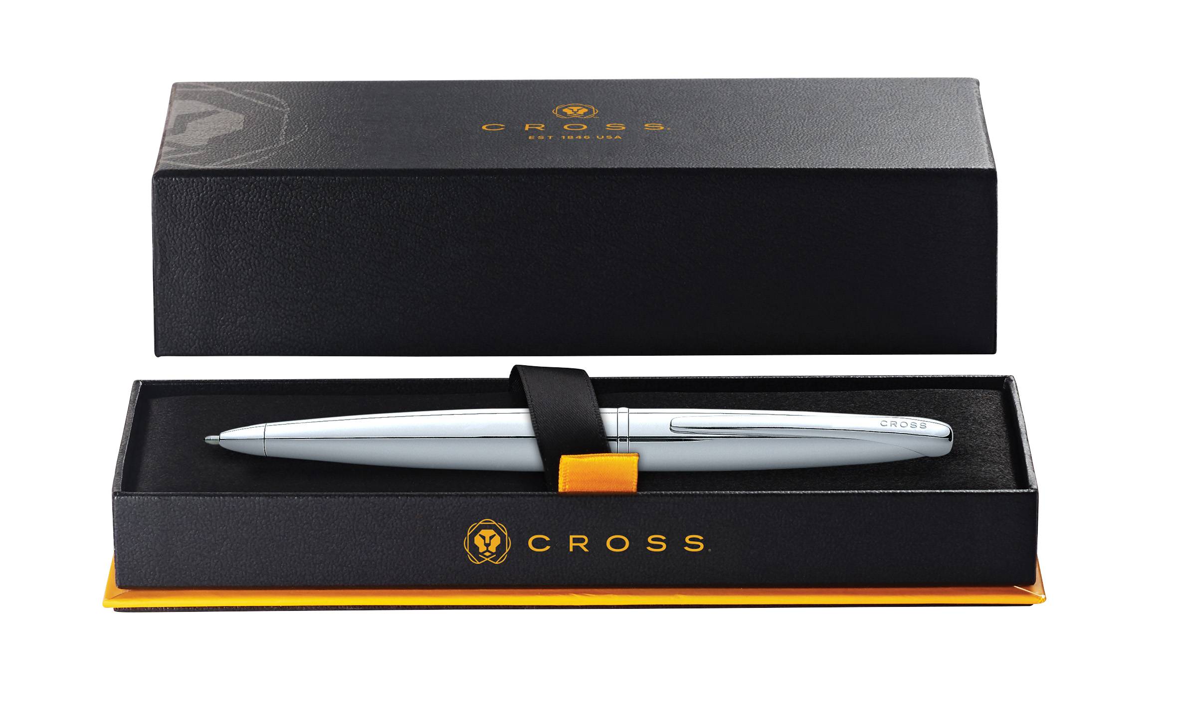 Kugelschreiber ATX Glanz-Chrom in Geschenkbox