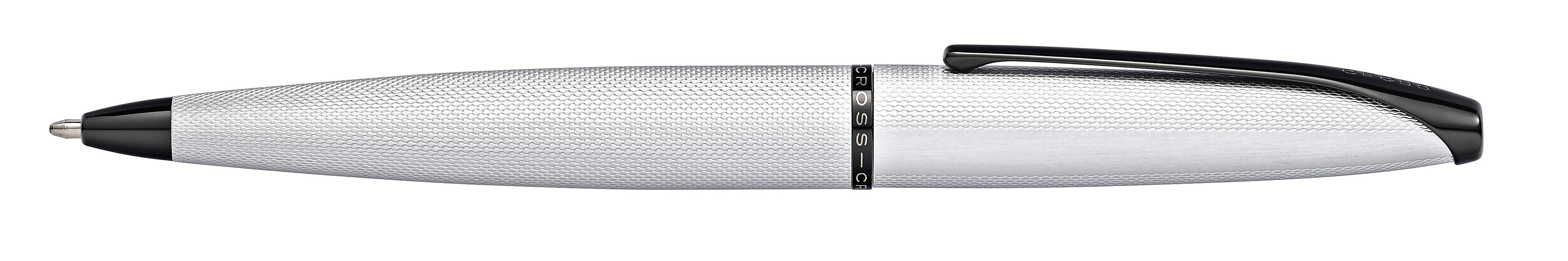 Kugelschreiber Cross ATX Chrom mit gefrästem Diamantmuster