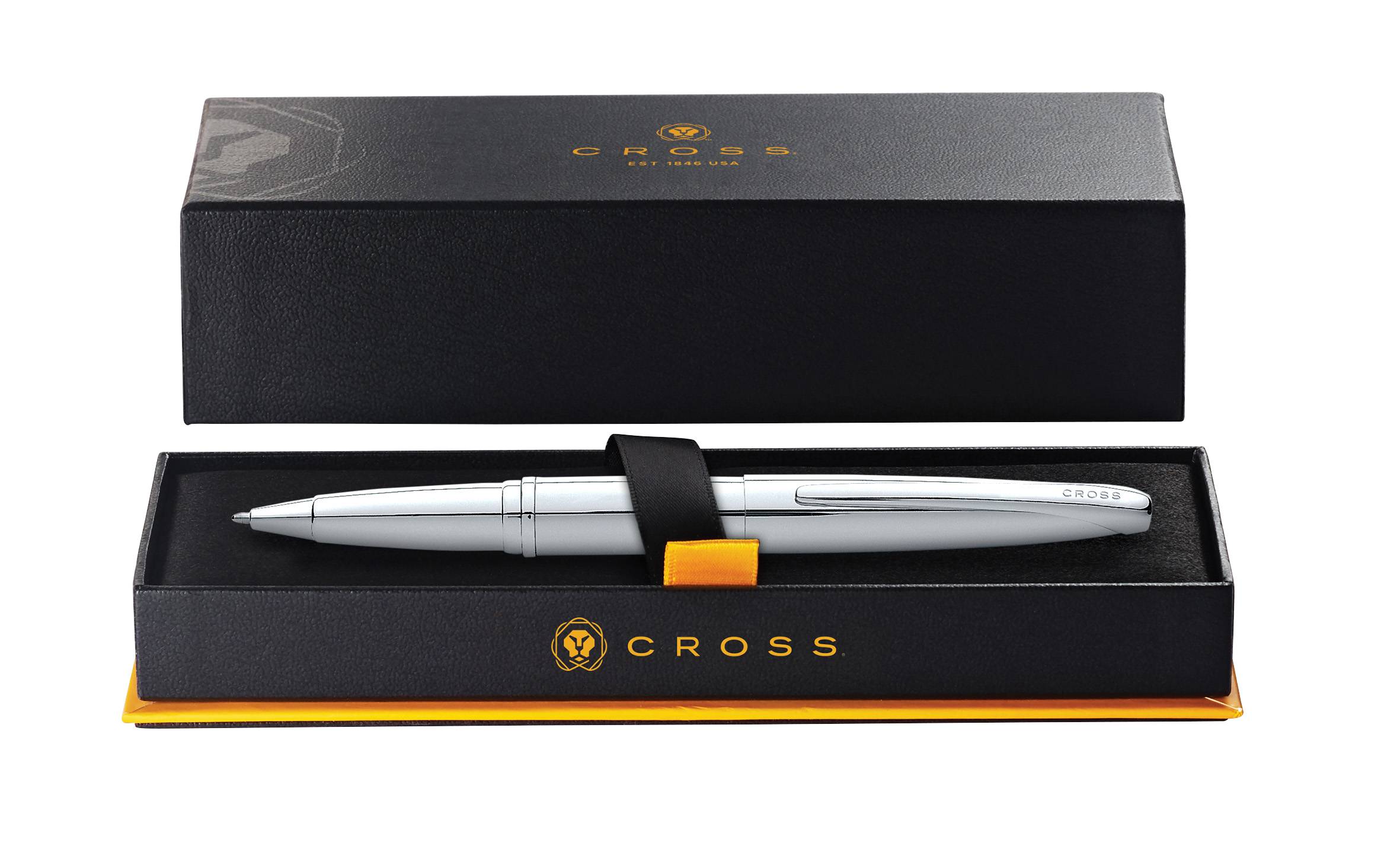 Gel-Tintenroller Rollerball ATX Glanz-Chrom in Geschenkbox