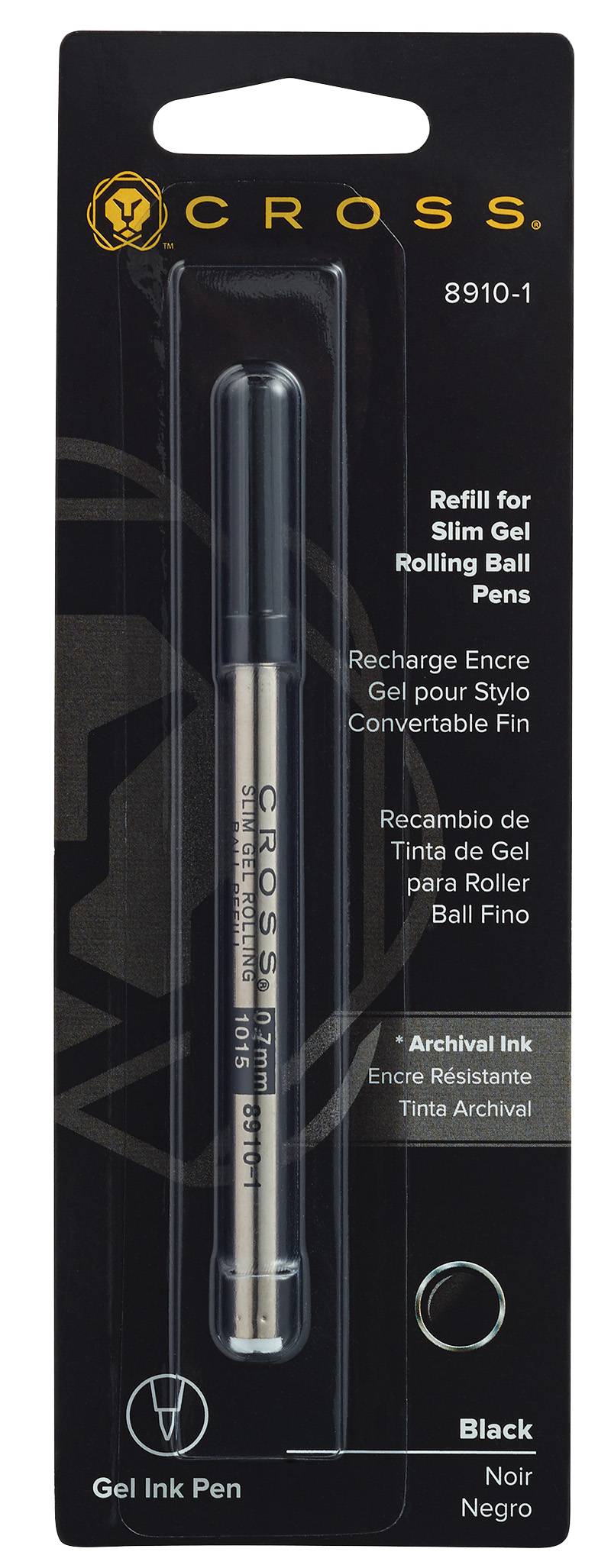 Gel-Rollerball-Minen Schwarz