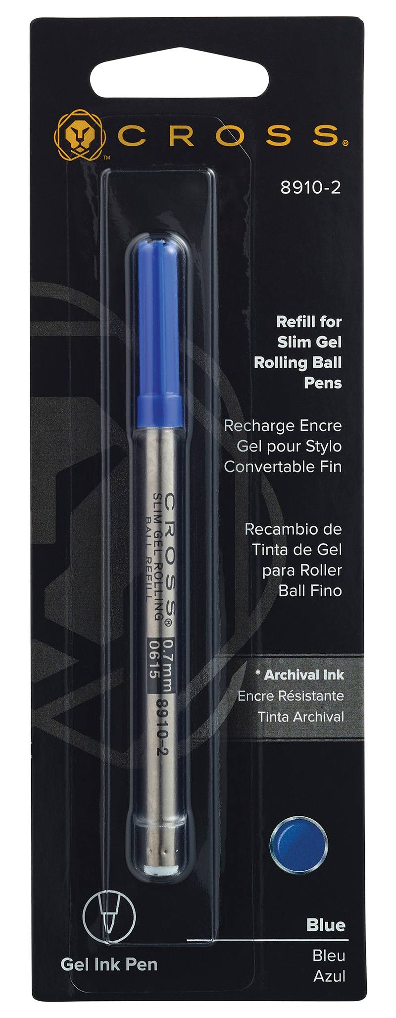 Gel-Rollerball-Minen Blau