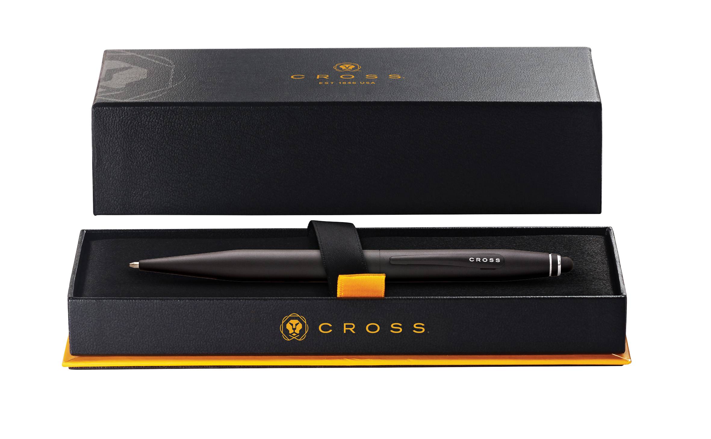 Kugelschreiber Tech2 Satinschwarz