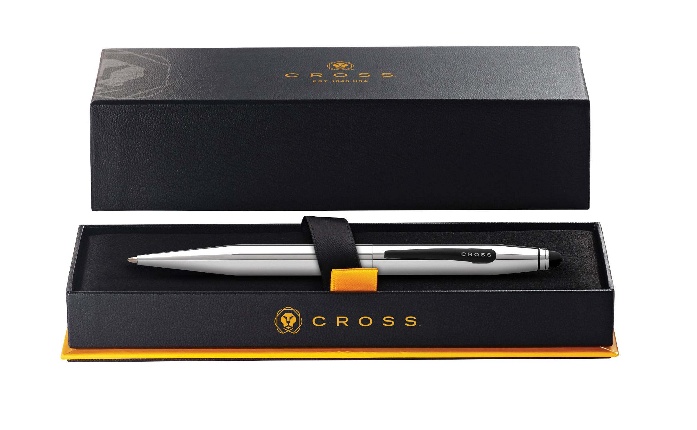 Kugelschreiber Tech2 Glanzchrom mit Stylus