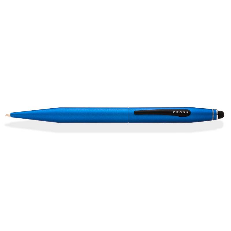 Kugleschreiber Tech 2 Metallic-Blau mit Stylus,Self Serve