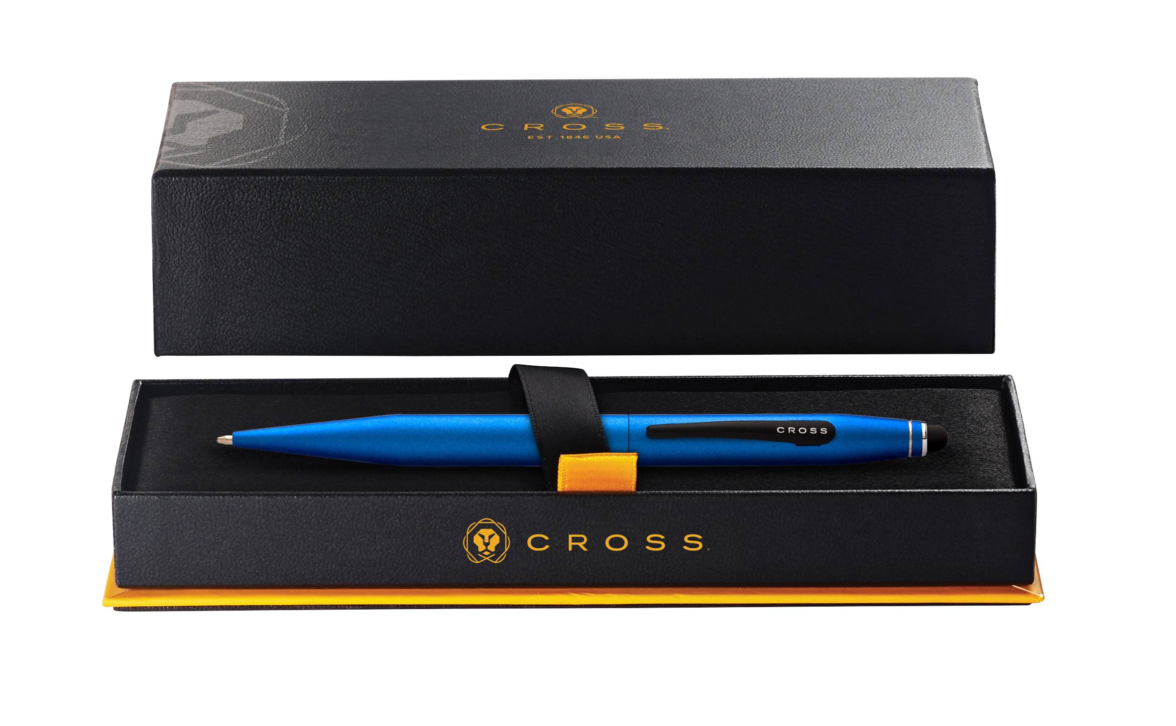 Kugelschreiber Tech2 Metallic Blau mit Stylus