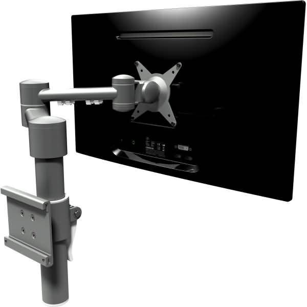 Monitorarm Viewmate Schienensystem 152 silber