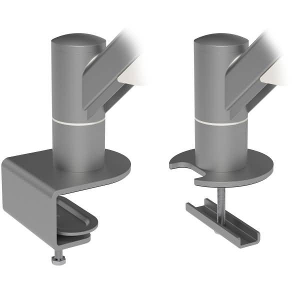 Monitorarm Viewmate plus Schreibtischklemme 832 silber