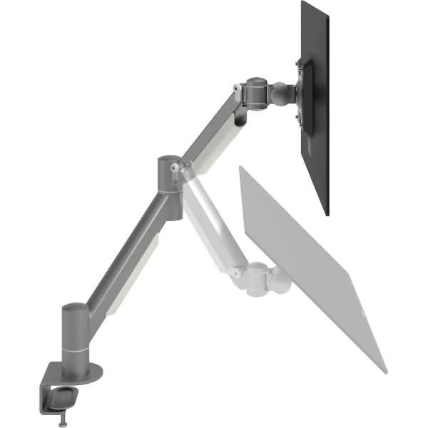 Monitorarm Viewmate plus Schreibtischklemme 832 silber
