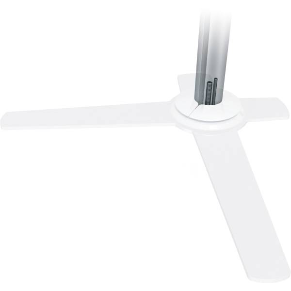 Fußplatte ViewLite 010 silber-weiß