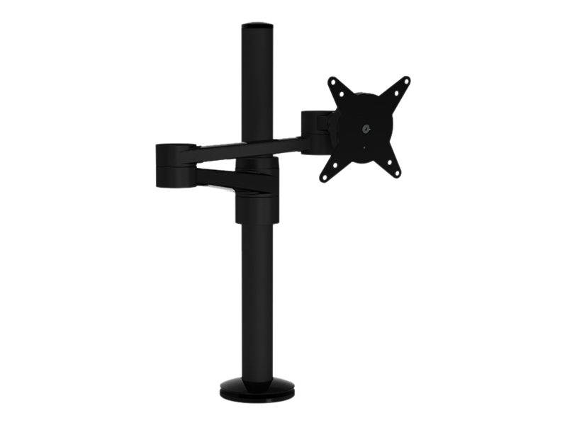 Dataflex ViewLite Monitor Arm 123 - Befestigungskit (Anschlussplatte, Spannbefestigung für Tisch, Stange, Dual-Schwenkarm, durchgehende