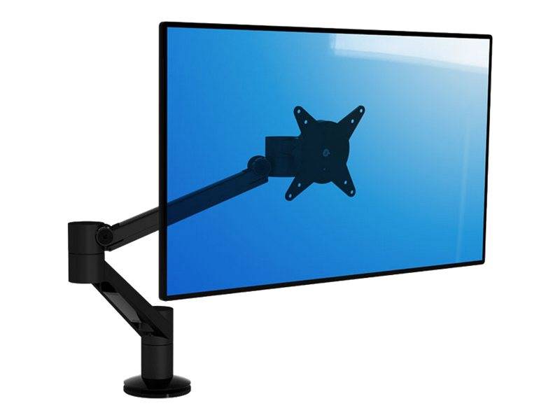 Dataflex ViewLite Plus Monitor Arm 623 - Befestigungskit (Anschlussplatte, Spannbefestigung für Tisch, Doppelgelenkarm, durchgehende