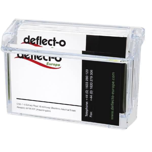 Visitenkartenhalter Grab-A-Card Outdoor-geeignet 10,8x7,3x3,8cm transparent