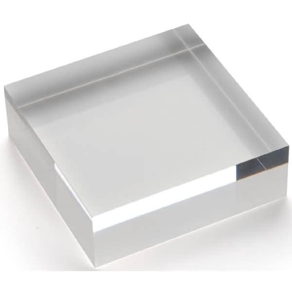 Acryl-Block 75x25x75mm transparent