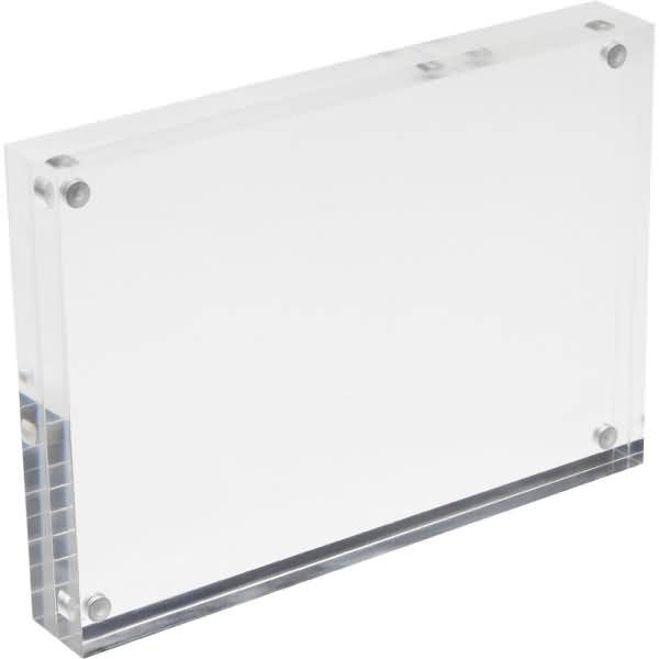 Acrylblock magnetisch A5 30mm transparent
