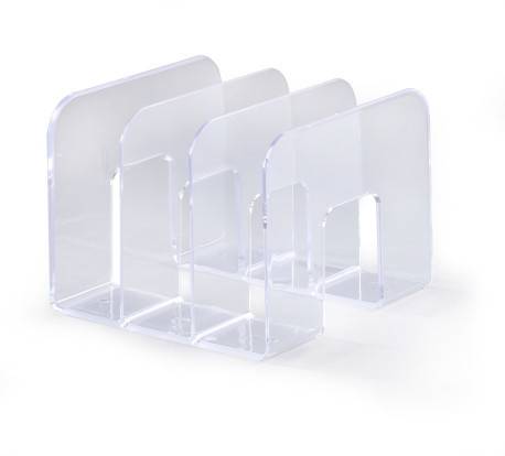 DURABLE TREND - Sortierer - 3 Fächer - durchsichtig