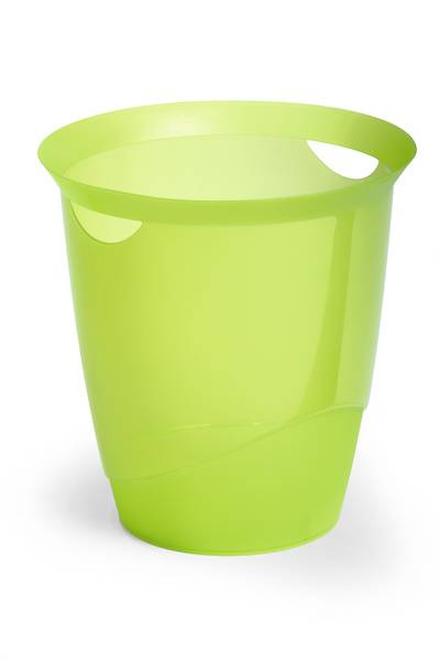 DURABLE - Papierkorb - 16 L - Translucent Light