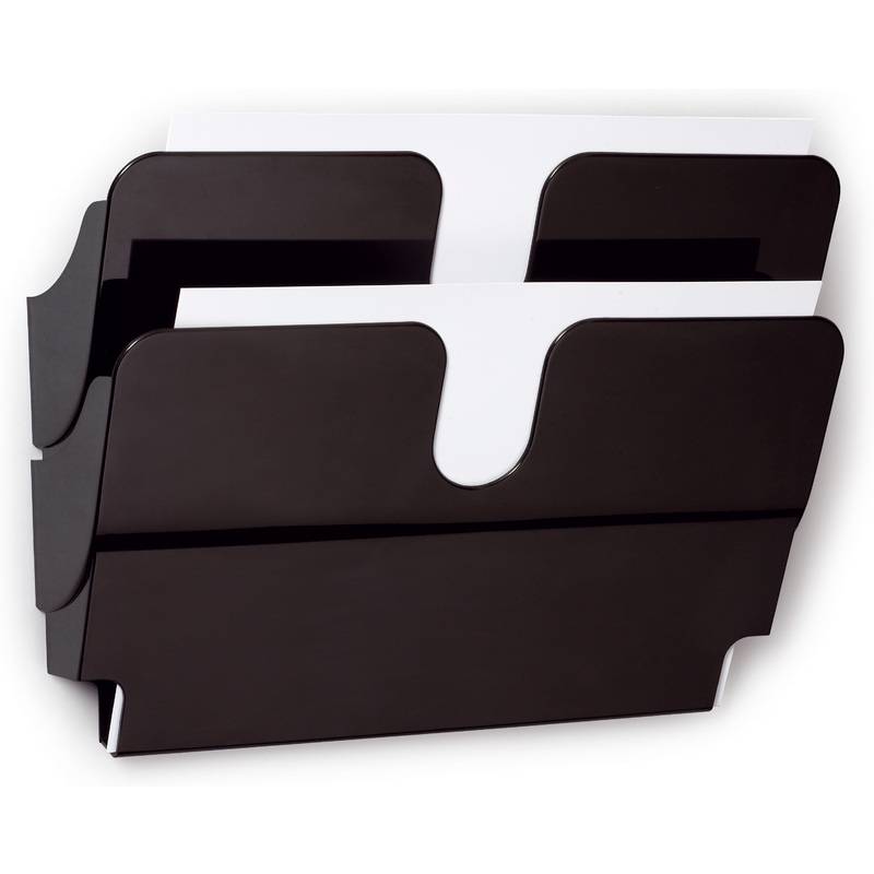 DURABLE Wand-Prospekthalter-Set "FLEXIPLUS 2", A4, 2 Fächer