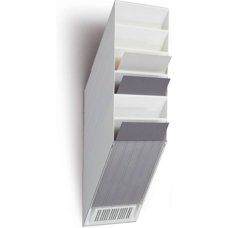DURABLE Wand-Prospekthalter-Set "FLEXIBOXX 6", A4, 6 Fächer