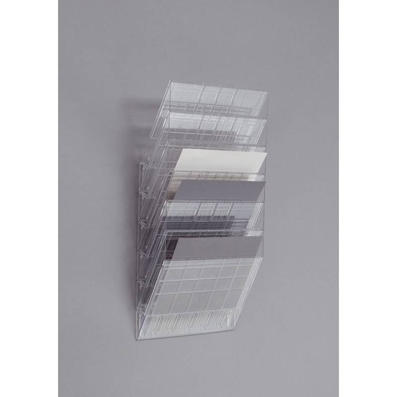 DURABLE Wand-Prospekthalter-Set "FLEXIBOXX 6", A4, 6 Fächer