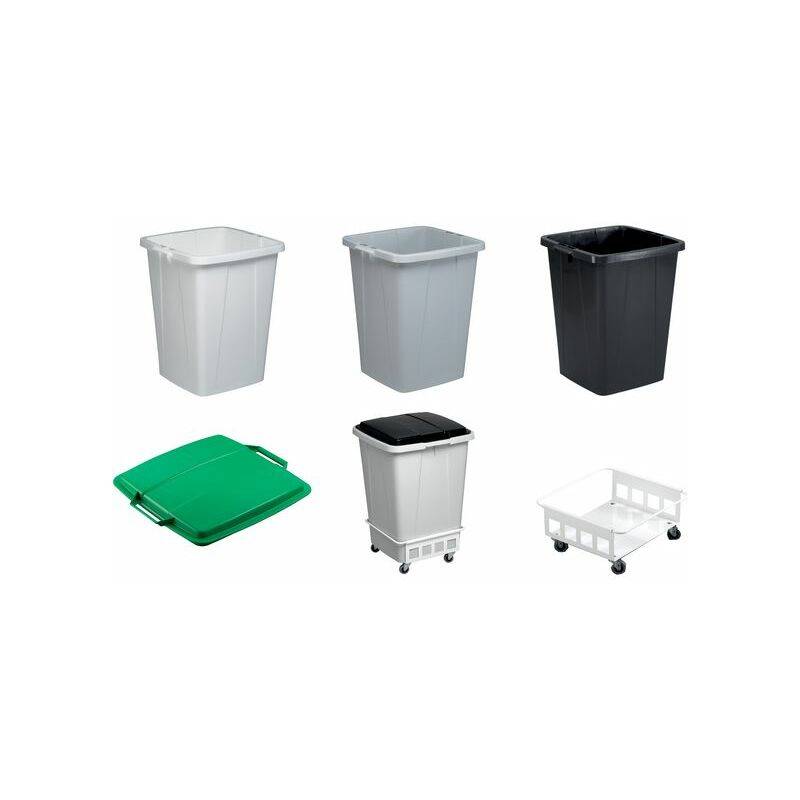 DURABLE Deckel DURABIN LID 90, quadratisch, blau
