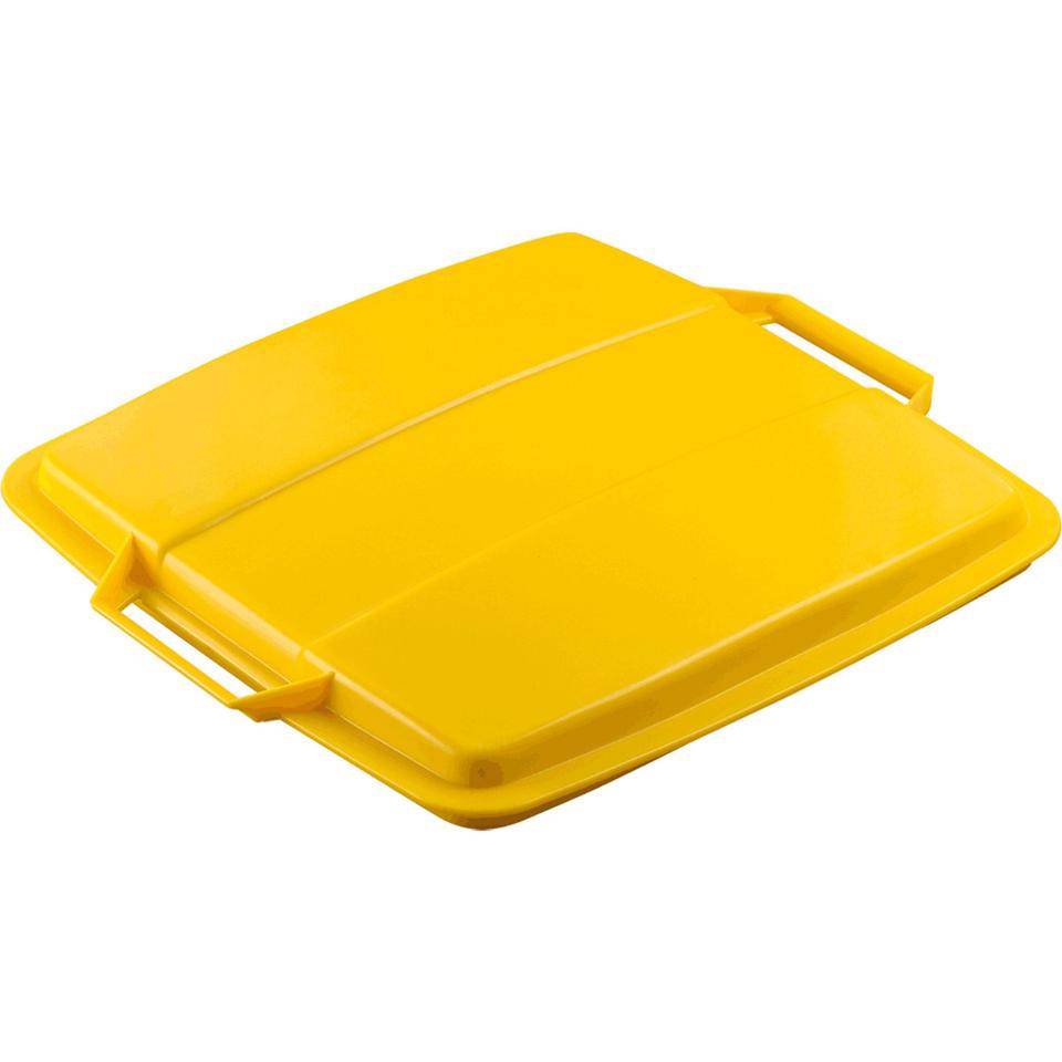 Deckel für DURABLE Abfallbehälter 90 l, lebensmittelecht, gelb