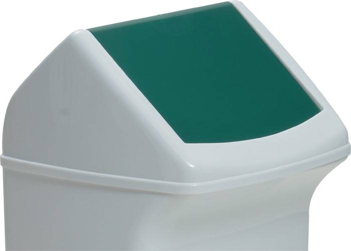 Deckel PE grün f.Abfallsammler 40l m.Einwurfklappe DURABLE