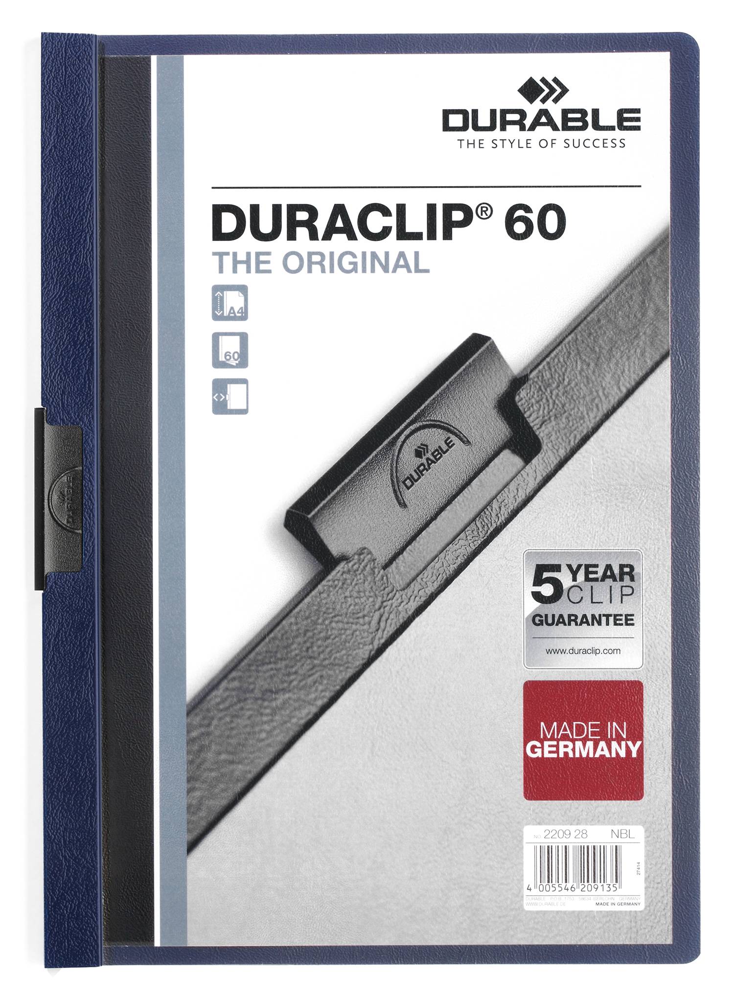Klemm-Mappe DURACLIP® 60