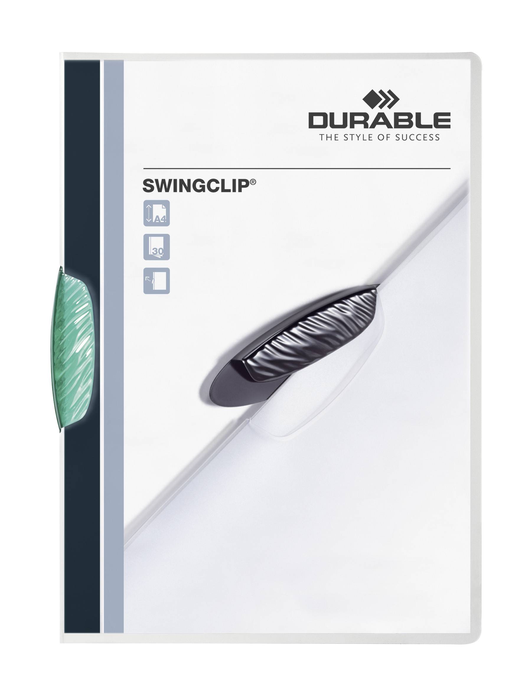 DURABLE SWINGCLIP - Klemmhefter - für A4 - Kapazität: 30 Blätter