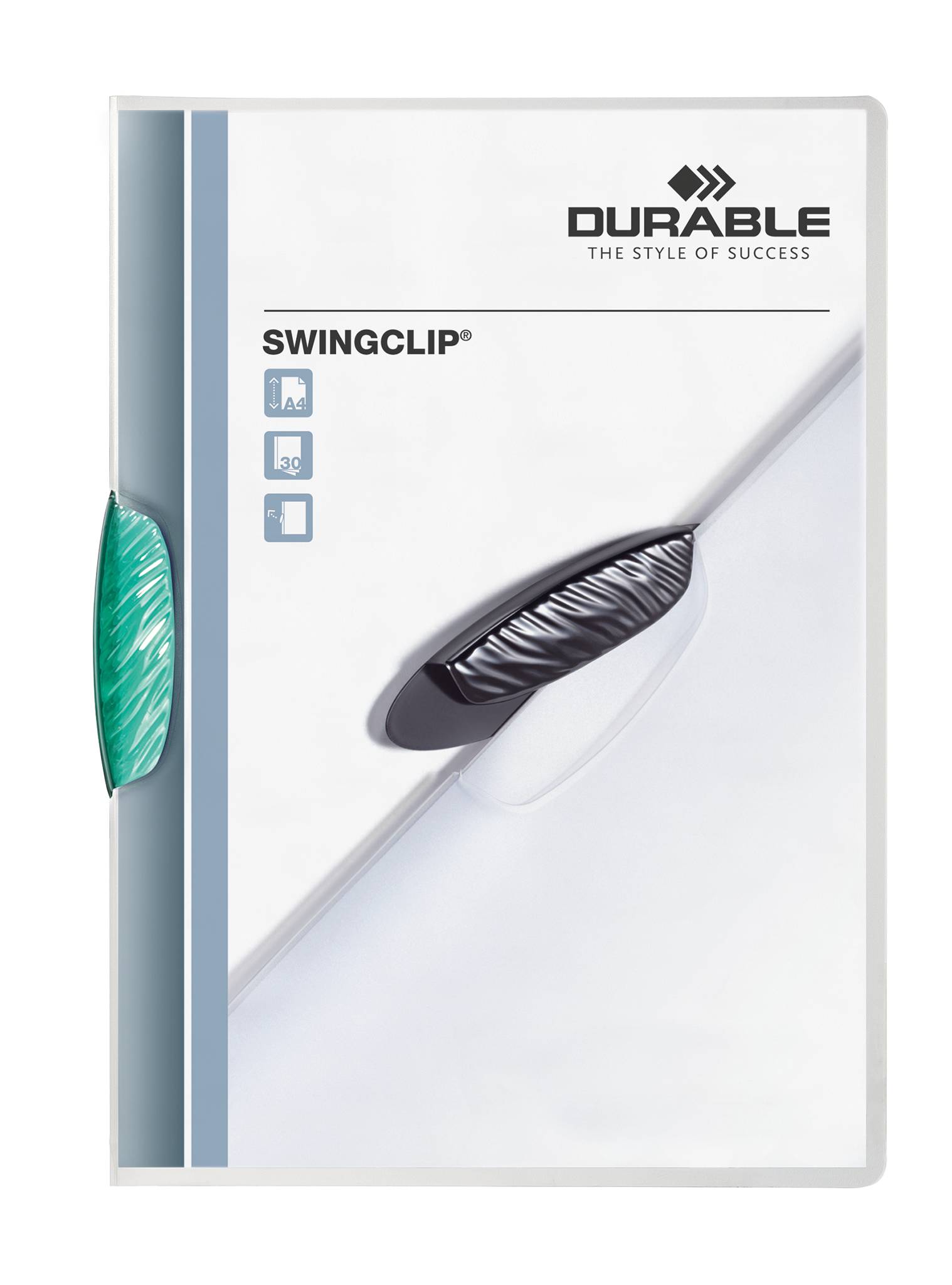 DURABLE SWINGCLIP - Klemmhefter - für A4 - Kapazität: 30 Blätter